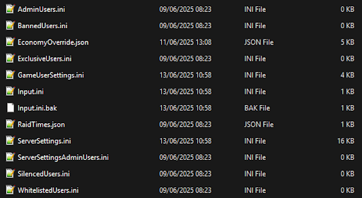ini服务器文件示例